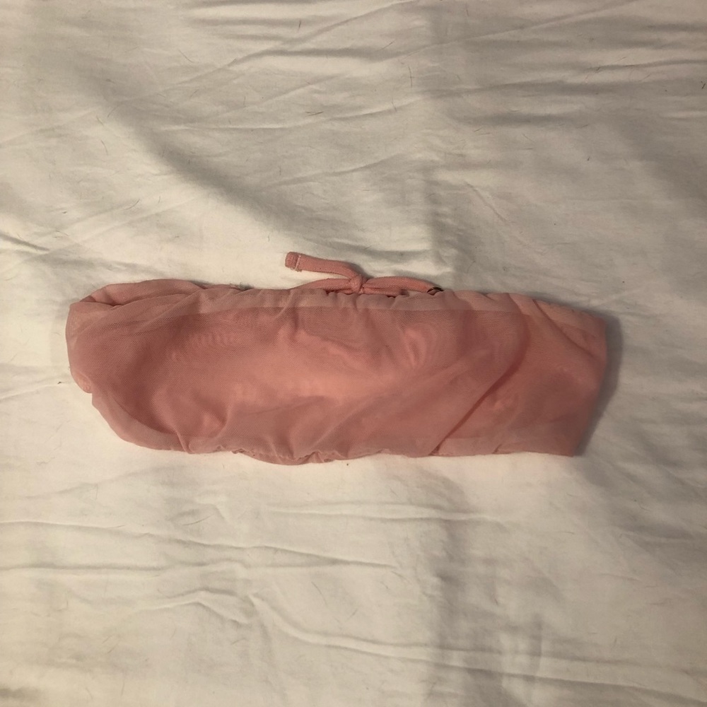 mesh bandeau bra